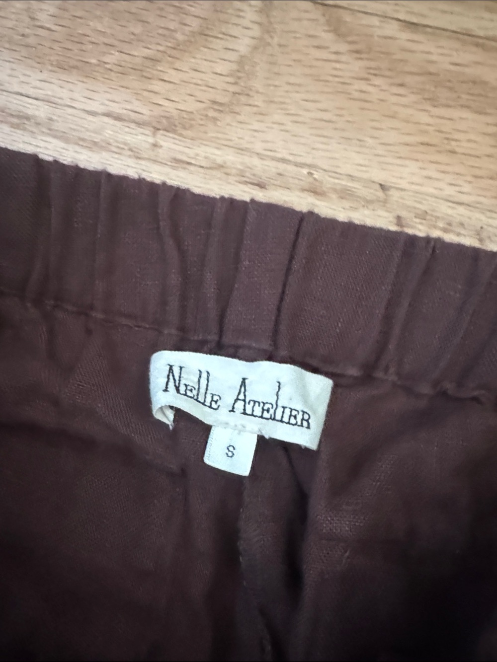 Nelle Atelier Tommy Linen Slit Pant - Picture 2 of 6